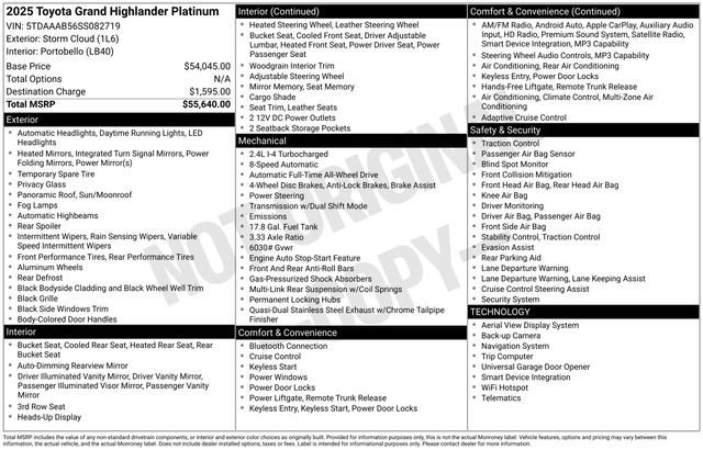 Used 2025 Toyota Grand Highlander AWD image 10