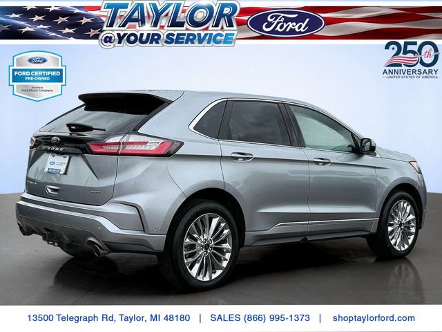 Certified 2023 Ford Edge Titanium w/ Equipment Group 301A AWD/4WD image 3