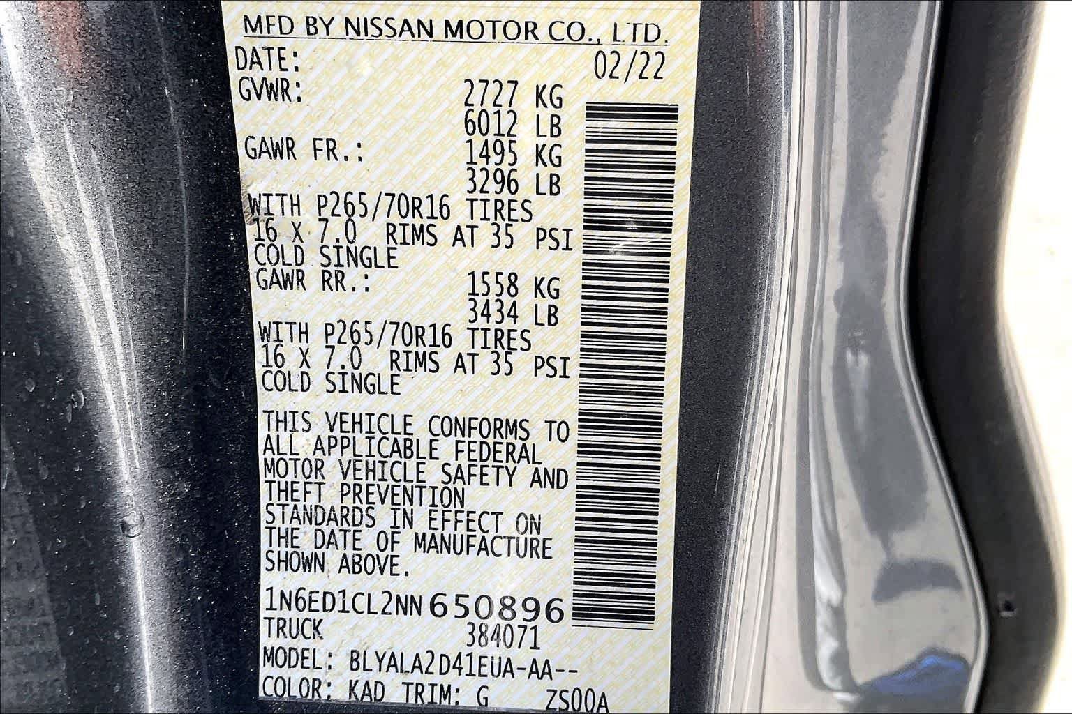 Used 2022 Nissan Frontier S w/ Technology Package RWD image 20