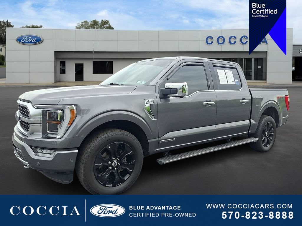 Certified 2021 Ford F150 Platinum w/ Equipment Group 701A High AWD/4WD image 1