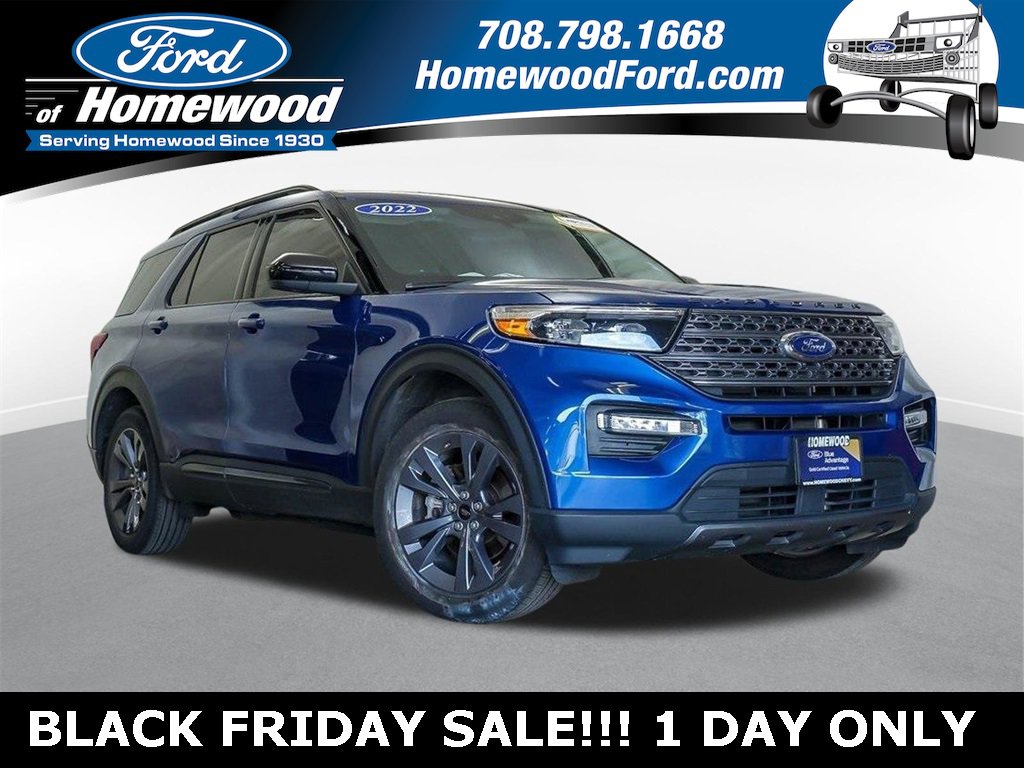 Certified 2022 Ford Explorer XLT w/ Equipment Group 202A