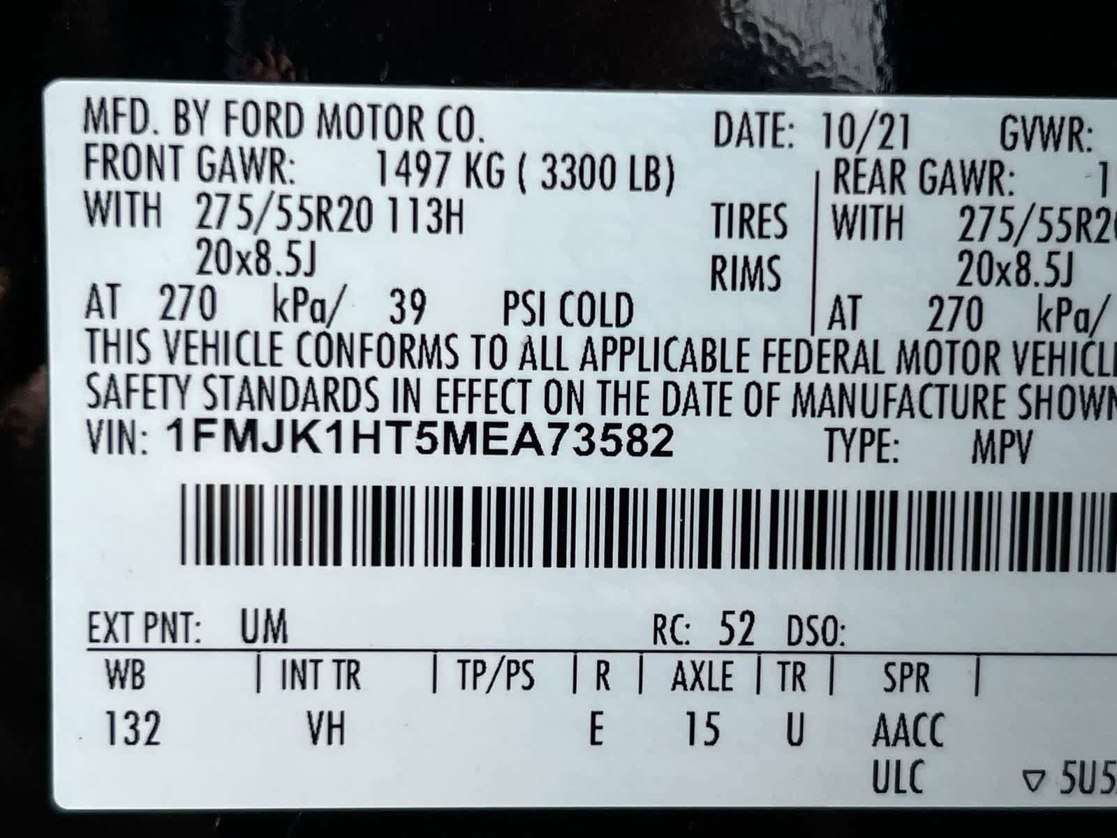 Certified 2021 Ford Expedition Max XLT RWD image 35