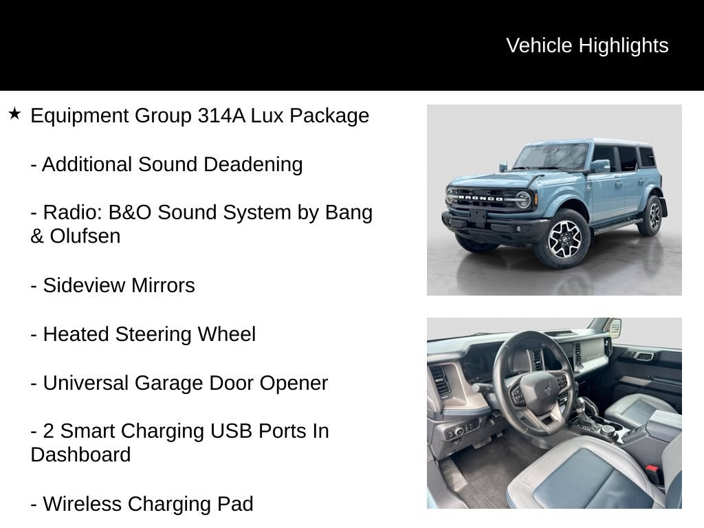 Certified 2023 Ford Bronco Outer Banks AWD/4WD image 11