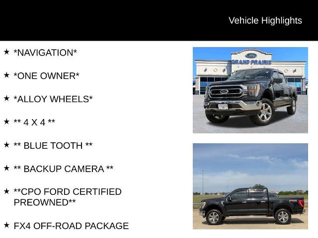 Certified 2022 Ford F150 XLT w/ Equipment Group 302A High AWD/4WD image 4