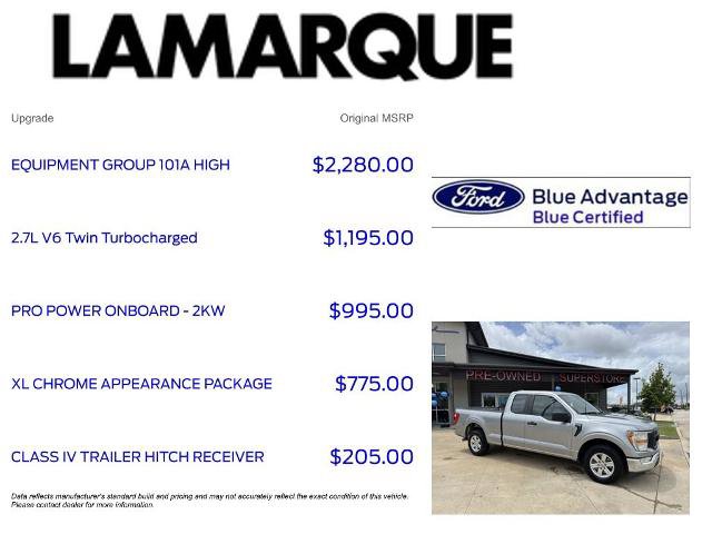 Certified 2021 Ford F150 XL w/ Equipment Group 101A High RWD image 10