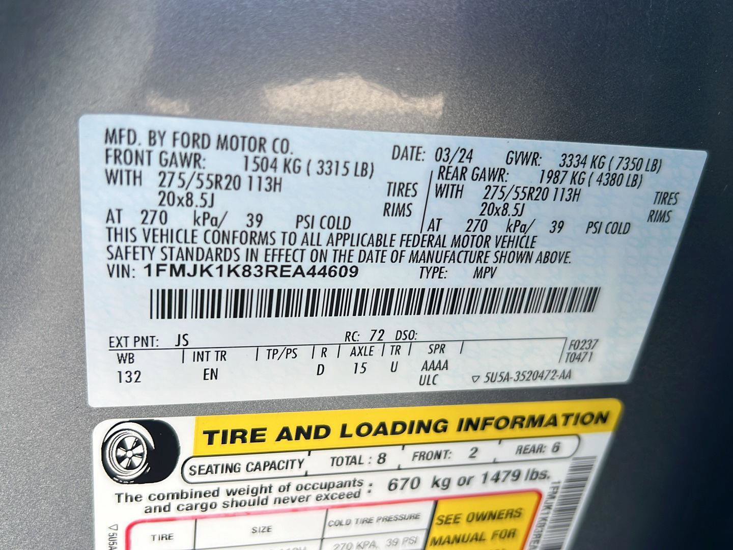 Certified 2024 Ford Expedition Max Limited image 48