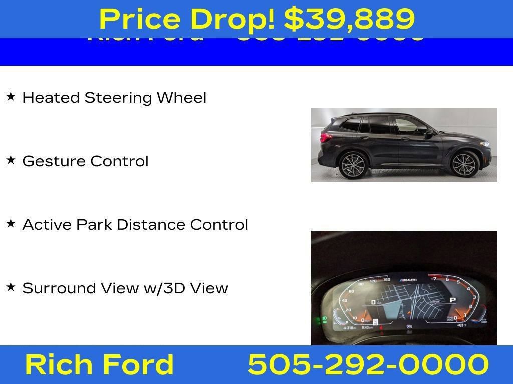 Used 2022 BMW X3 M40i w/ Premium Package AWD/4WD image 37