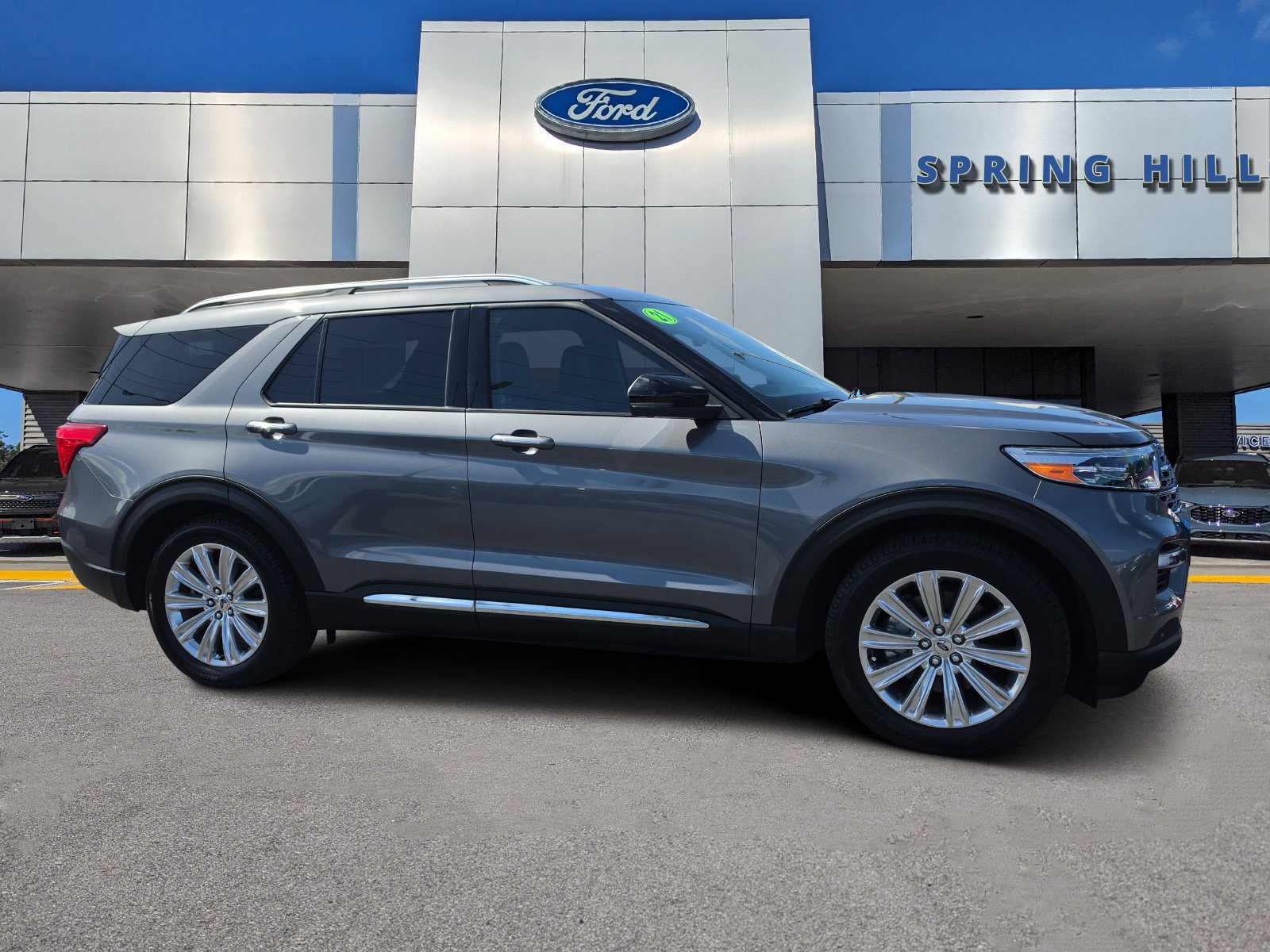 Certified 2021 Ford Explorer Limited w/ Hybrid Equipment Group 310A RWD image 1