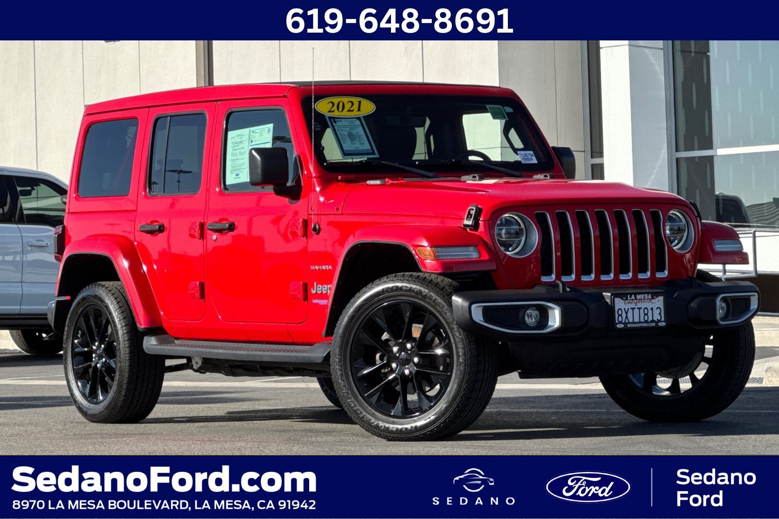 Used 2021 Jeep Wrangler Unlimited Sahara