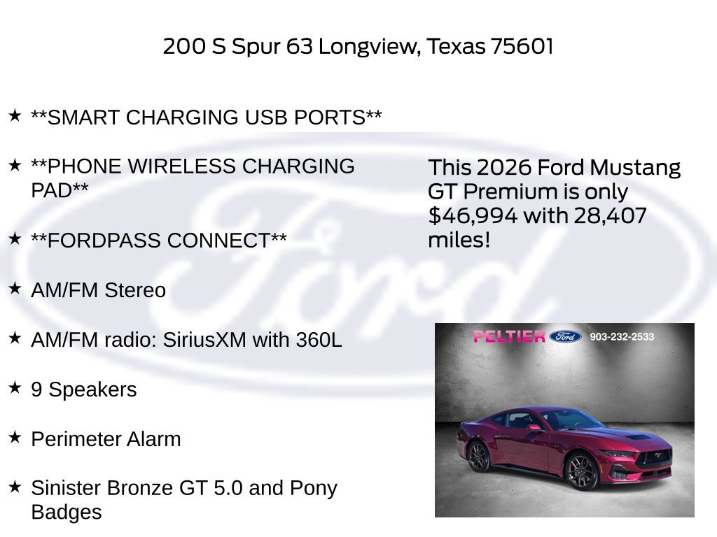 Certified 2026 Ford Mustang GT Premium RWD image 32