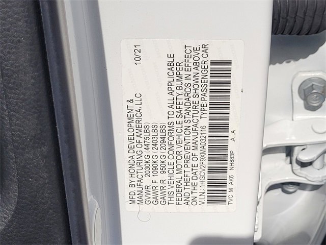 Used 2021 Honda Accord Touring image 11