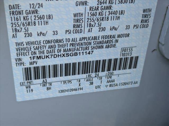 Certified 2025 Ford Explorer Active RWD image 24
