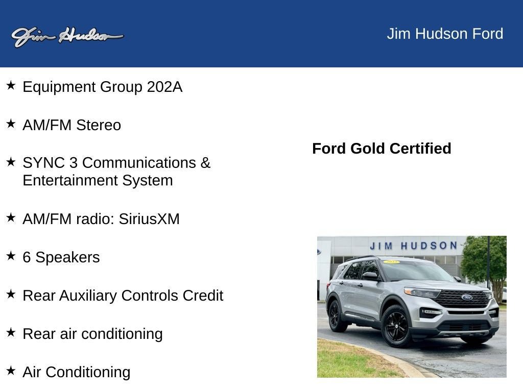 Certified 2023 Ford Explorer XLT w/ Equipment Group 202A RWD image 12