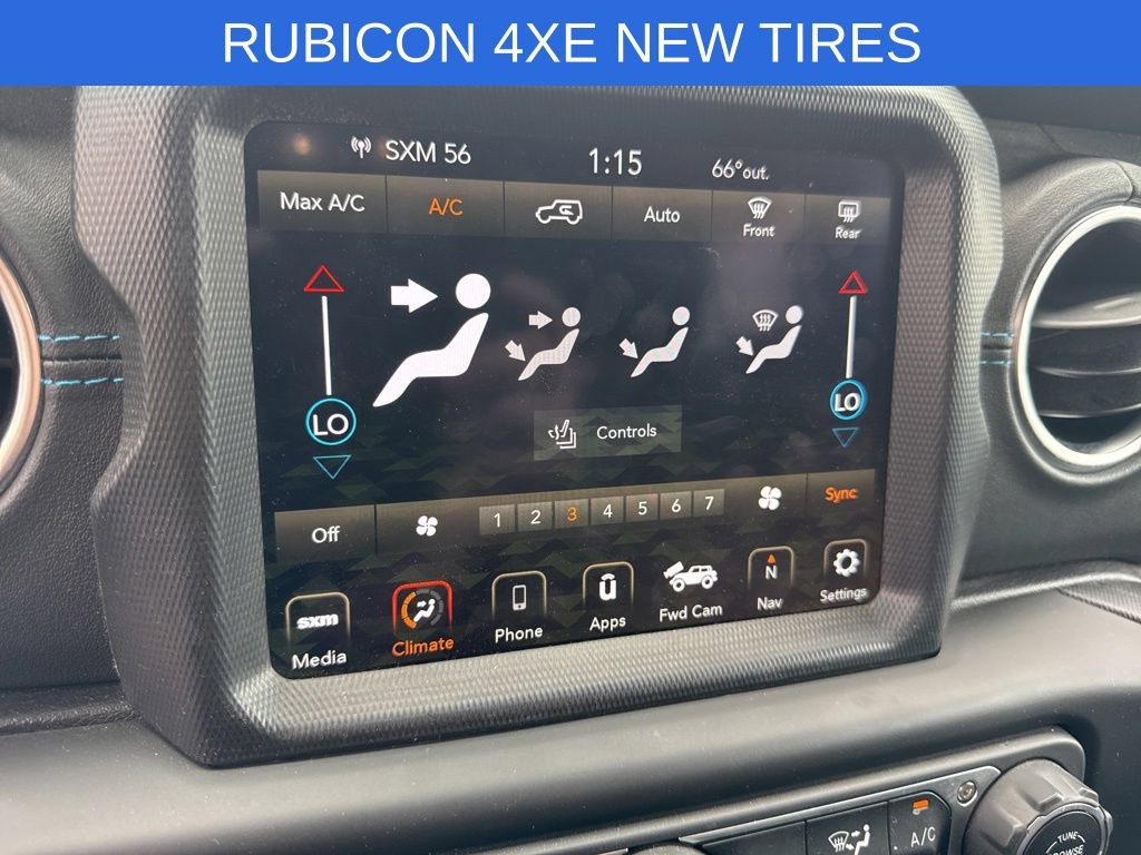 Used 2021 Jeep Wrangler Unlimited Rubicon 4xe w/ Steel Bumper Group AWD/4WD image 24