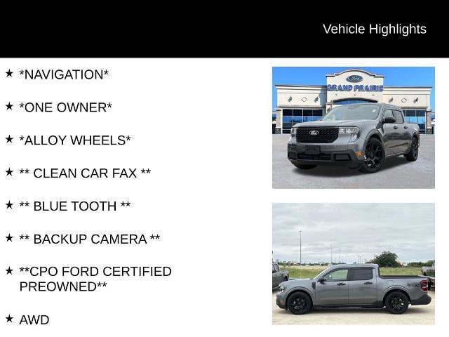 Certified 2025 Ford Maverick XLT w/ Black Appearance Package AWD/4WD image 4