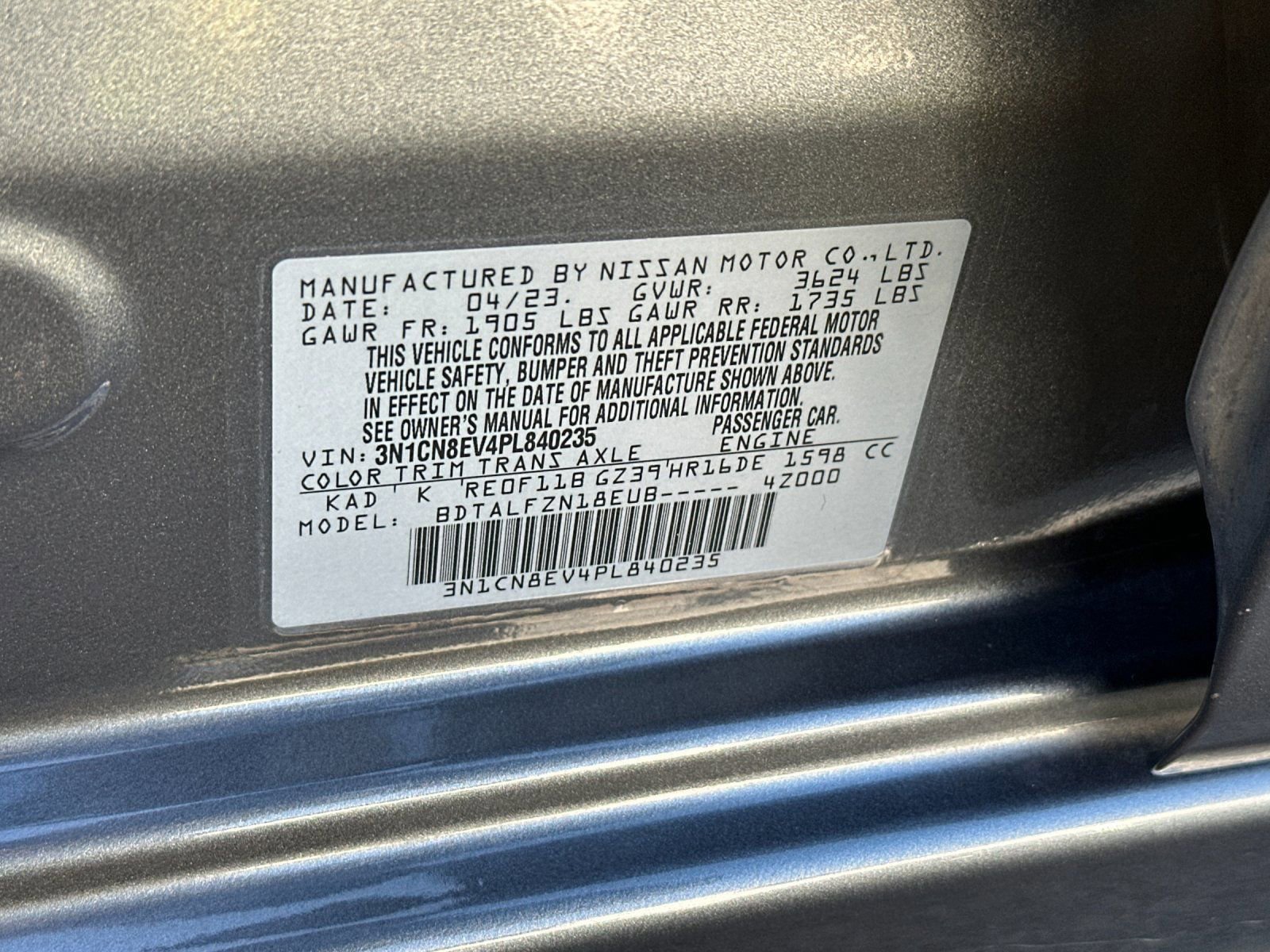 Used 2023 Nissan Versa SV image 26