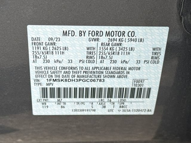 Certified 2023 Ford Explorer XLT AWD/4WD image 40