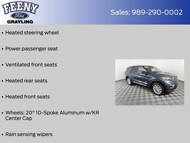 Certified 2022 Ford Explorer King Ranch w/ Class IV Trailer Tow Package image 13