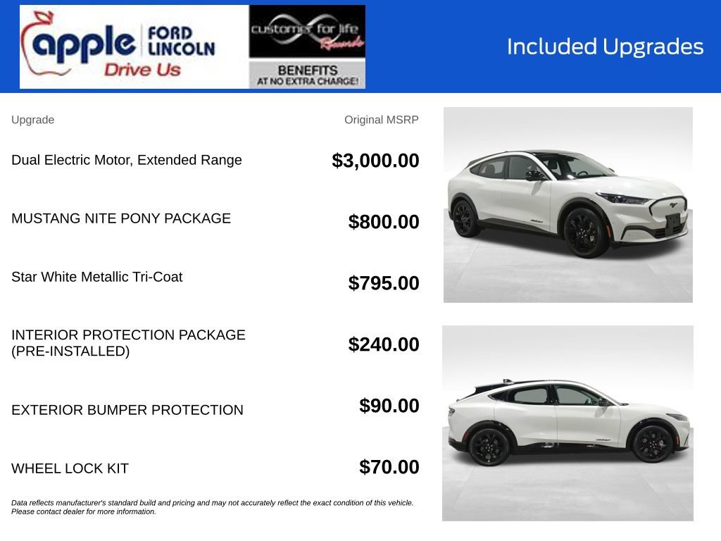 Certified 2023 Ford Mustang Mach-E Premium w/ Mustang Nite Pony Package AWD/4WD image 4