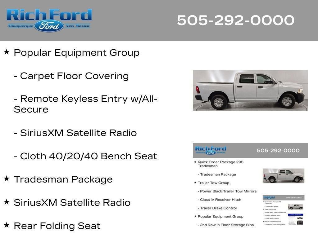 Used 2023 RAM 1500 Tradesman w/ Popular Equipment Group RWD image 49