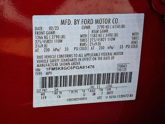 Certified 2023 Ford Explorer ST w/ Equipment Group 401A image 32