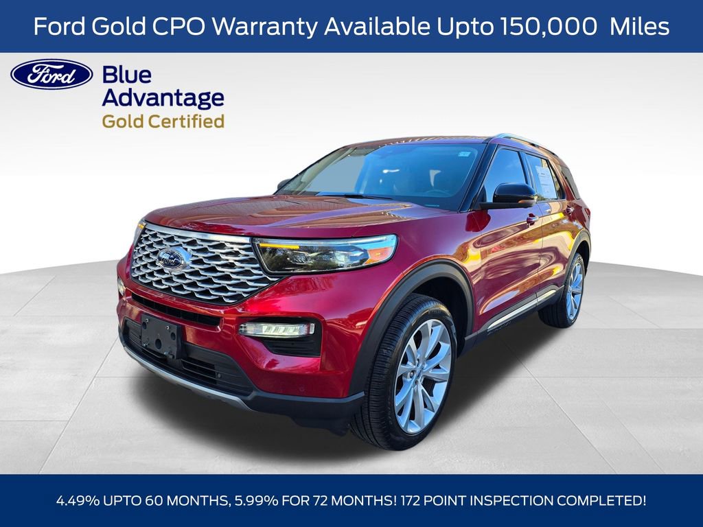 Certified 2022 Ford Explorer Platinum w/ Equipment Group 601A image 1