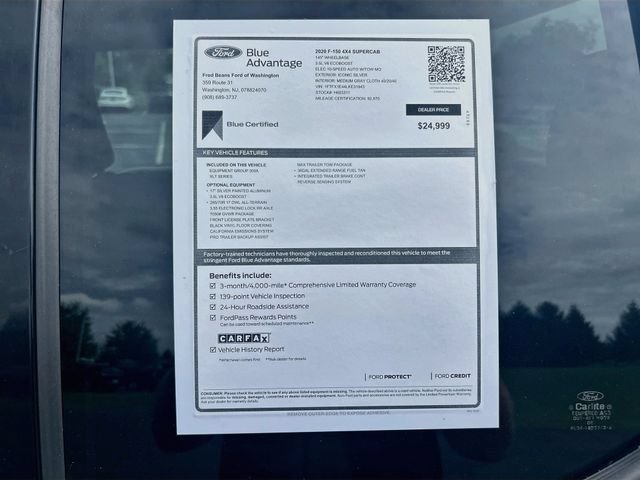 Certified 2020 Ford F150 XLT w/ Max Trailer Tow Package AWD/4WD image 39