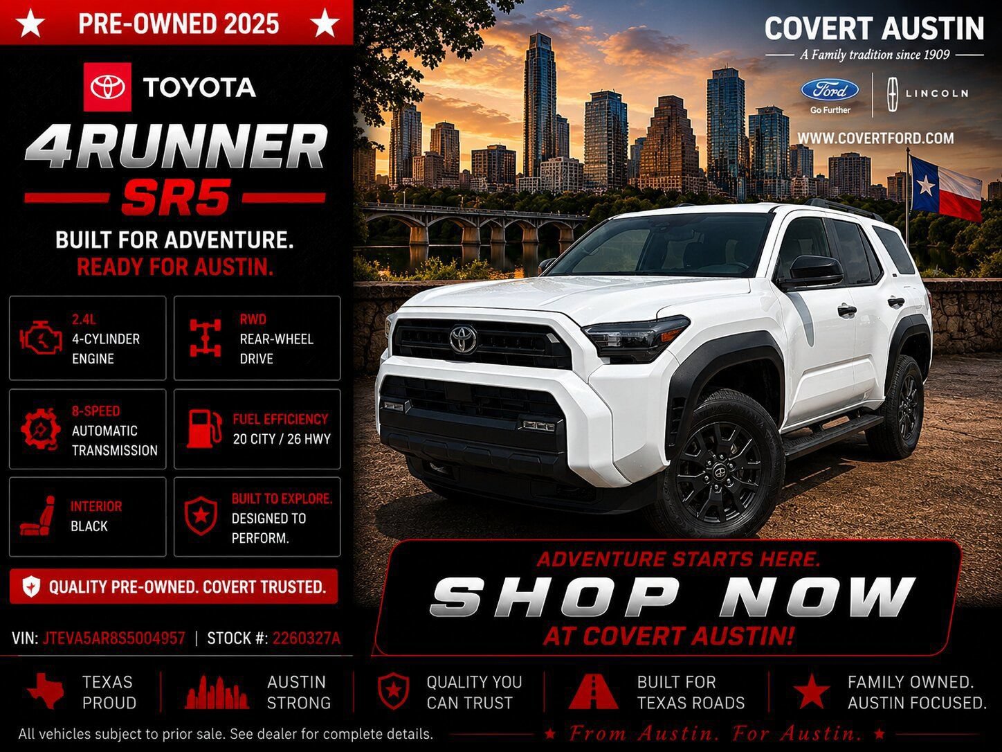 Used 2025 Toyota 4Runner SR5