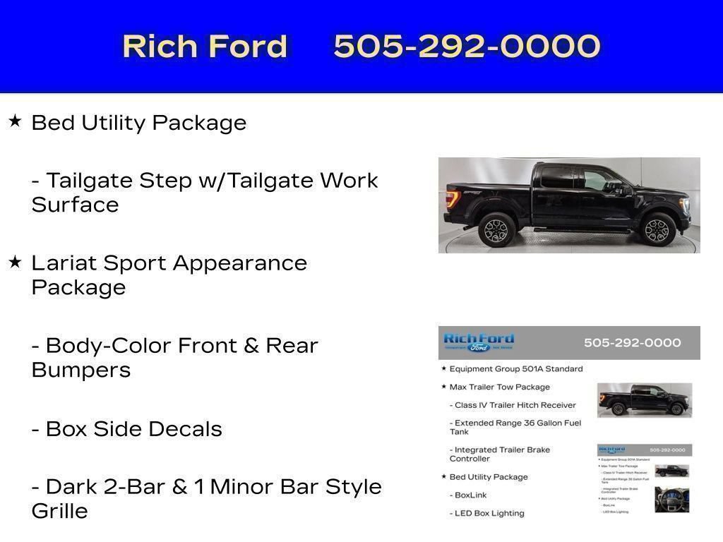 Certified 2023 Ford F150 Lariat w/ Max Trailer Tow Package AWD/4WD image 65