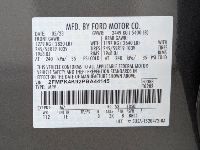 Certified 2023 Ford Edge Titanium w/ Equipment Group 301A AWD/4WD image 26