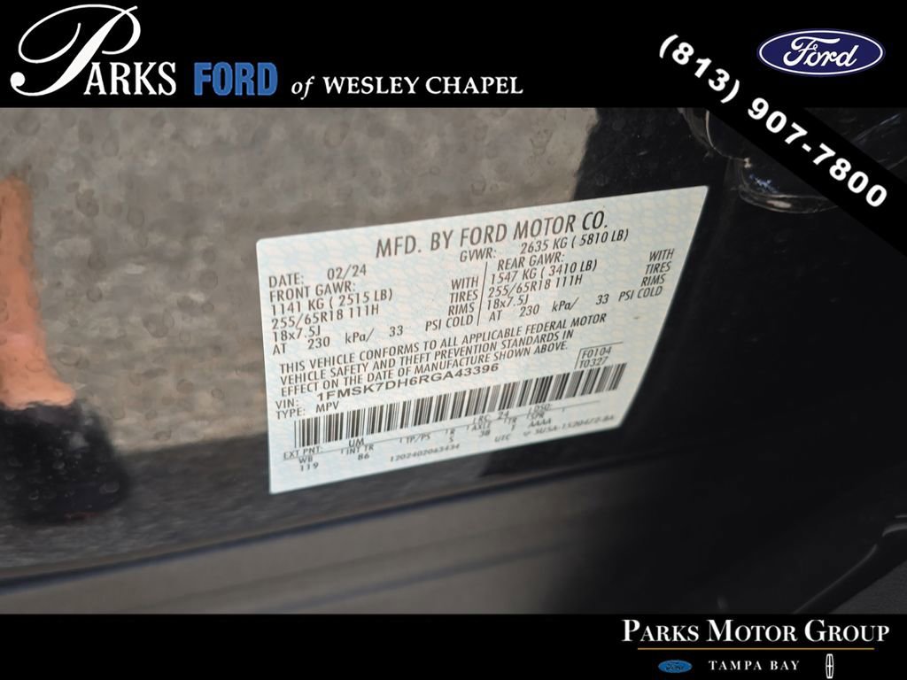 Certified 2024 Ford Explorer XLT image 32