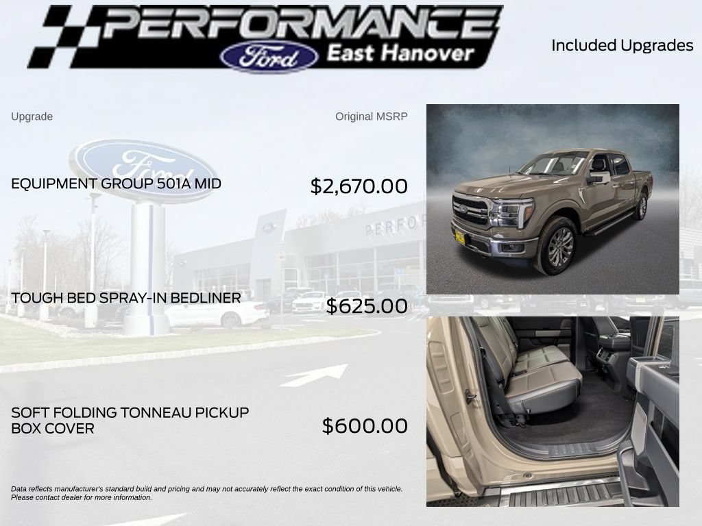 Certified 2025 Ford F150 Lariat w/ Equipment Group 501A Mid AWD/4WD image 5