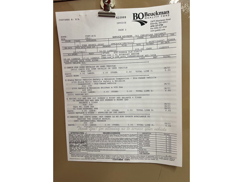 Certified 2023 Ford Bronco Sport Outer Banks image 38