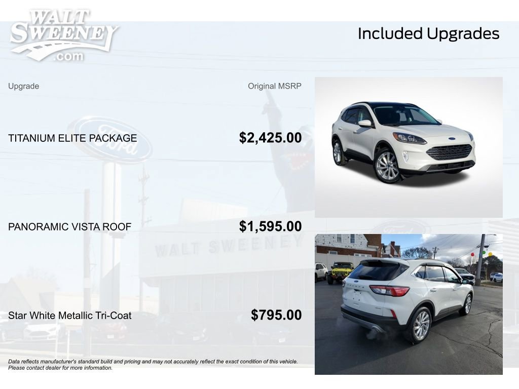 Certified 2022 Ford Escape Titanium w/ Titanium Elite Package image 11