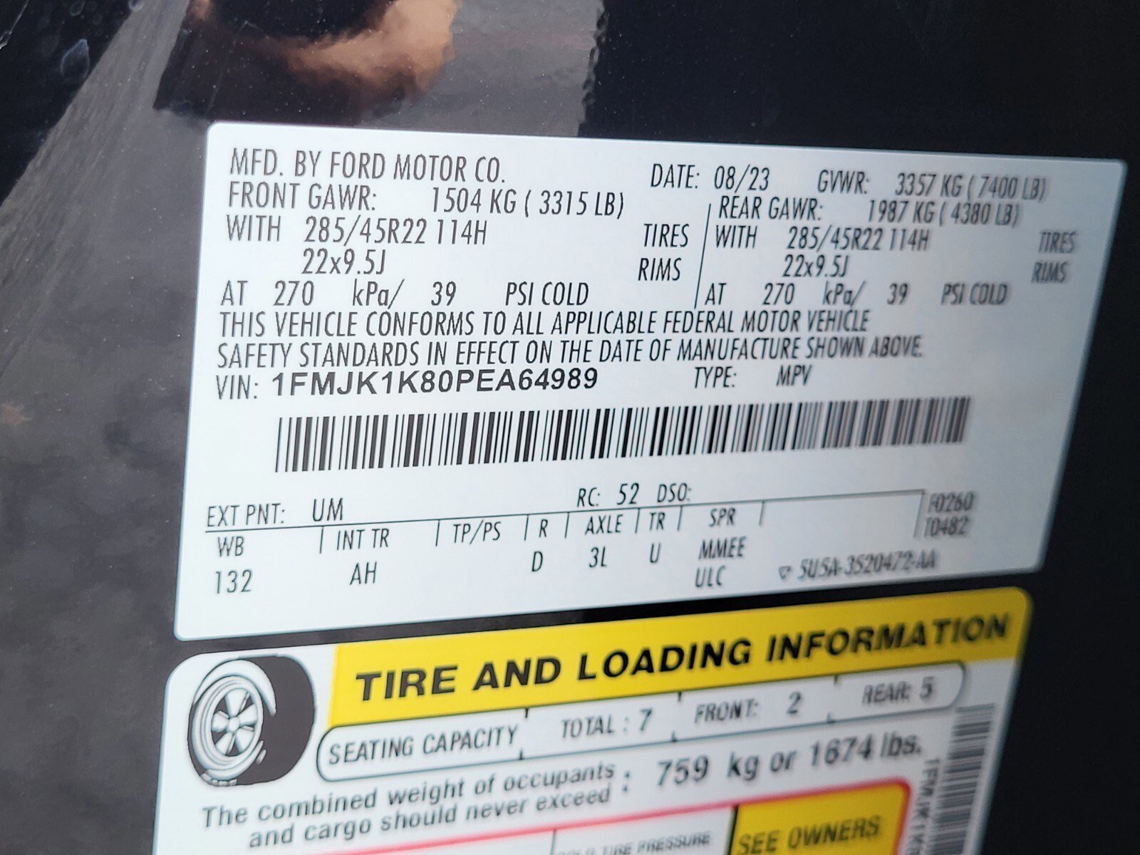 Certified 2023 Ford Expedition Max Limited RWD image 34