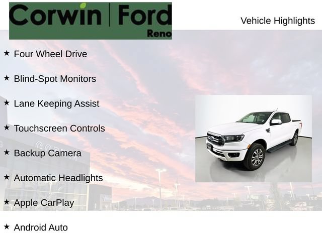 Certified 2021 Ford Ranger Lariat w/ Trailer Tow Package AWD/4WD image 7