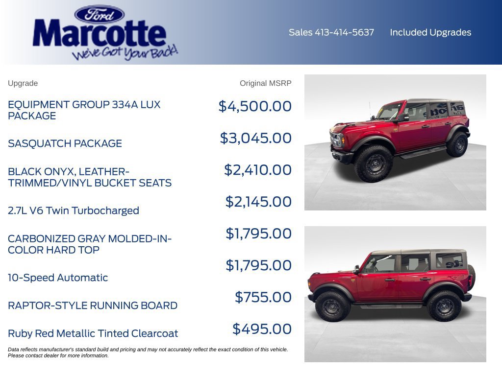 Certified 2025 Ford Bronco Badlands AWD/4WD image 5