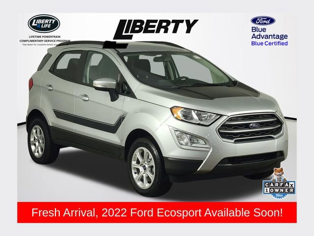Certified 2022 Ford EcoSport SE w/ Interior Protection Package