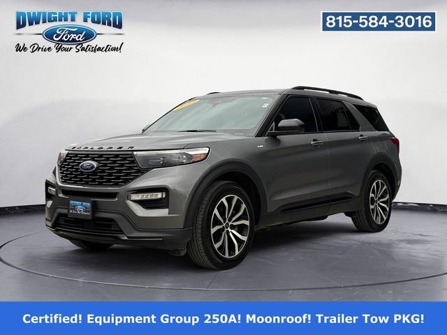 Certified 2022 Ford Explorer ST-Line w/ Class IV Trailer Tow Package