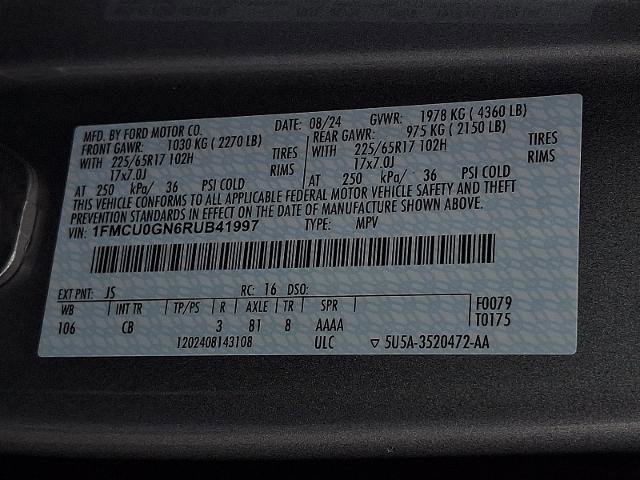 Certified 2024 Ford Escape Active w/ Cold Weather Package image 26