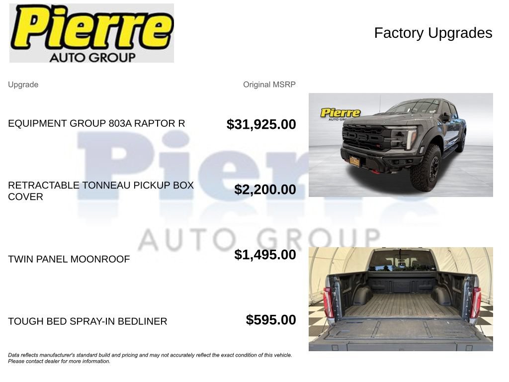 Certified 2024 Ford F150 Raptor w/ Equipment Group 803A Raptor R AWD/4WD image 14