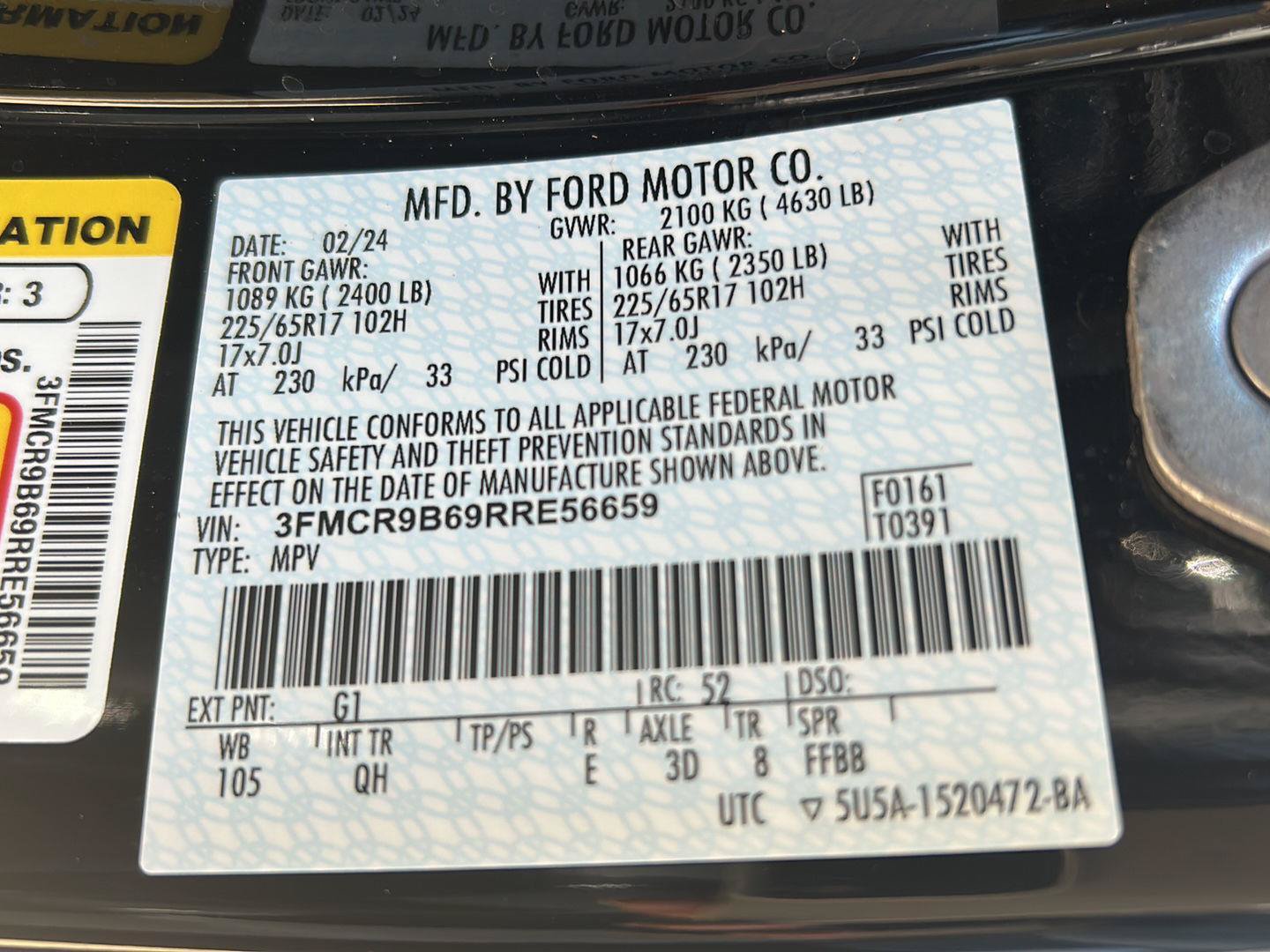 Certified 2024 Ford Bronco Sport Big Bend AWD/4WD image 28