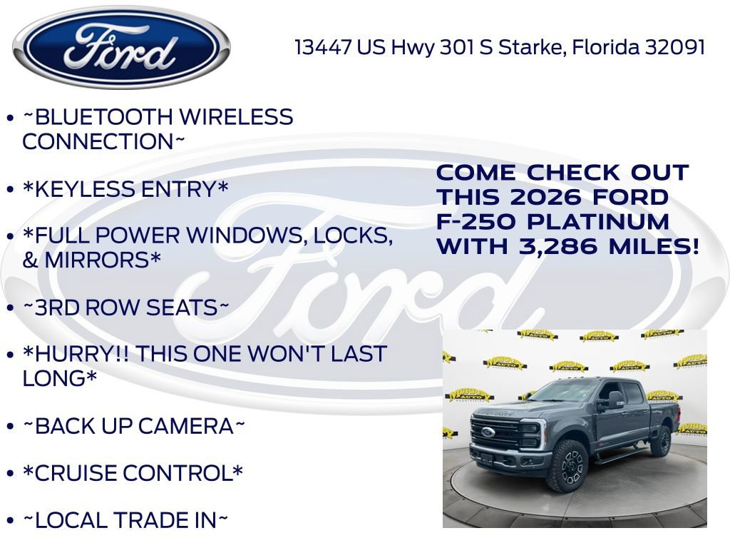 Certified 2026 Ford F250 Platinum AWD/4WD image 12