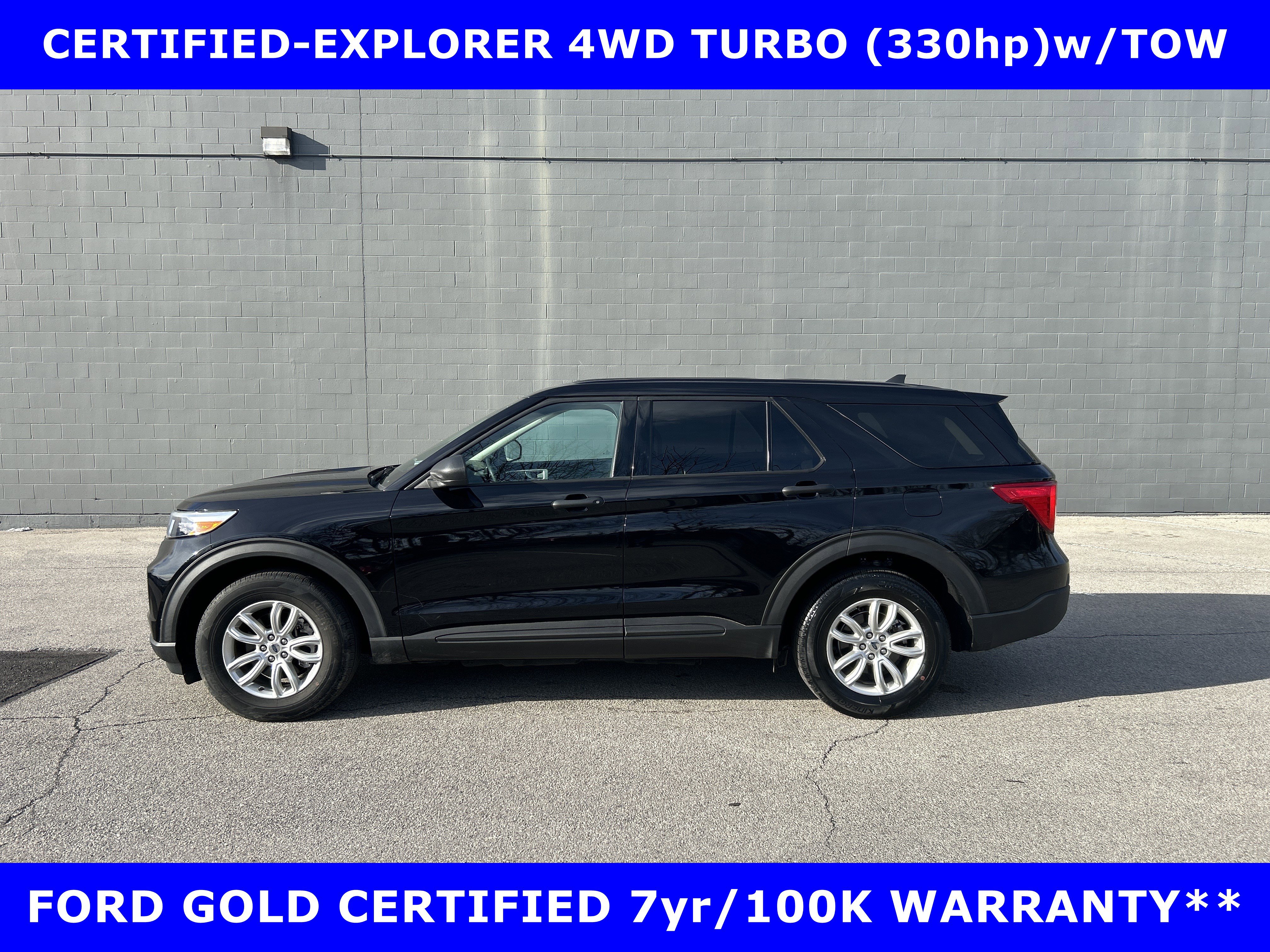 Certified 2021 Ford Explorer 4WD w/ Class III Trailer Tow Package