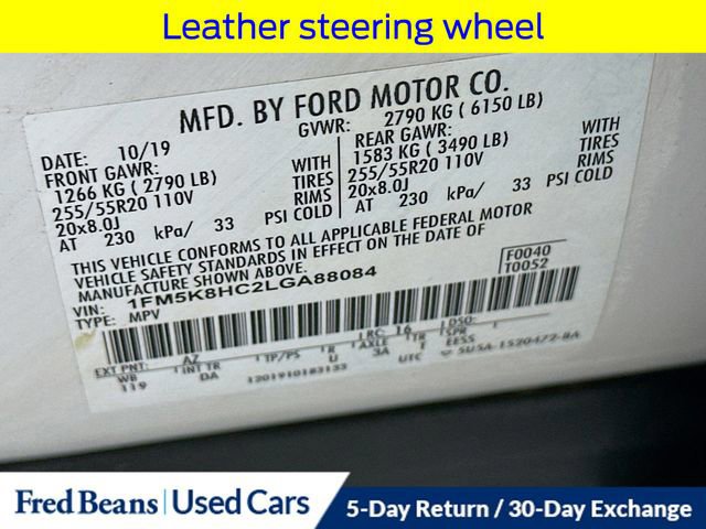 Certified 2020 Ford Explorer Limited w/ Hybrid Equipment Group 310A image 40