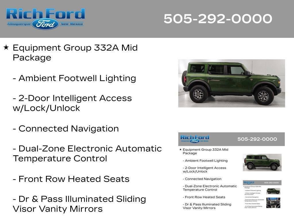 Certified 2025 Ford Bronco Badlands AWD/4WD image 34