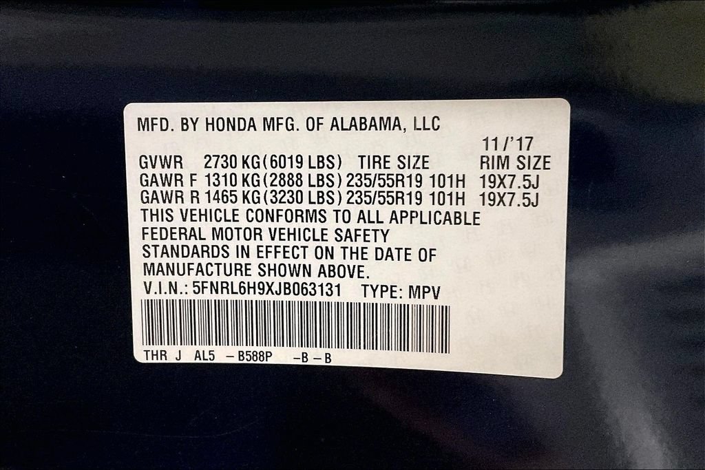 Used 2018 Honda Odyssey Elite image 31