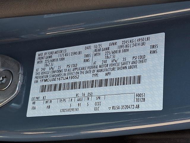 Certified 2026 Ford Escape SE FWD image 28