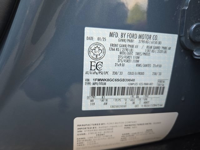 Certified 2025 Ford Explorer ST AWD/4WD image 23