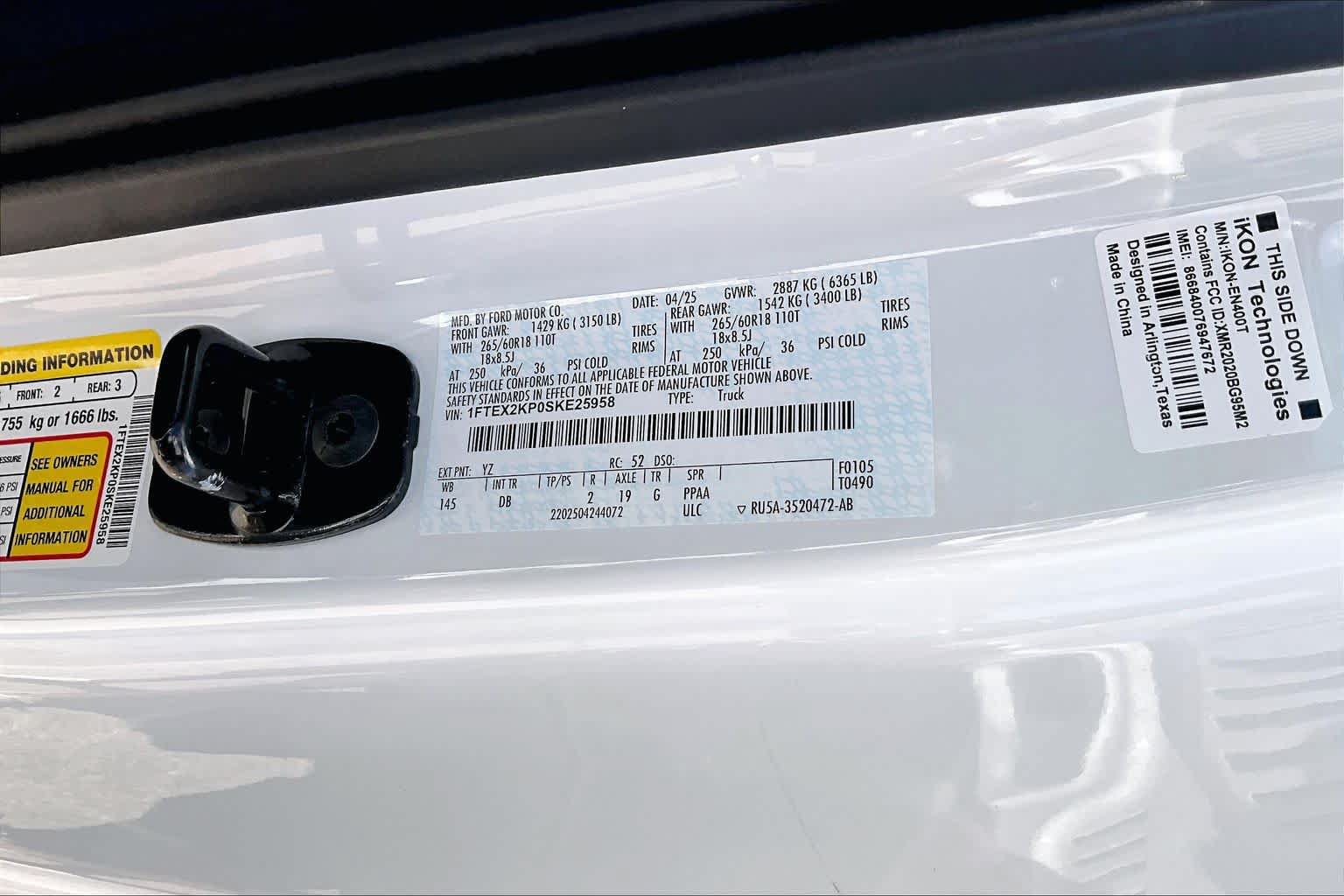 Certified 2025 Ford F150 STX RWD image 33